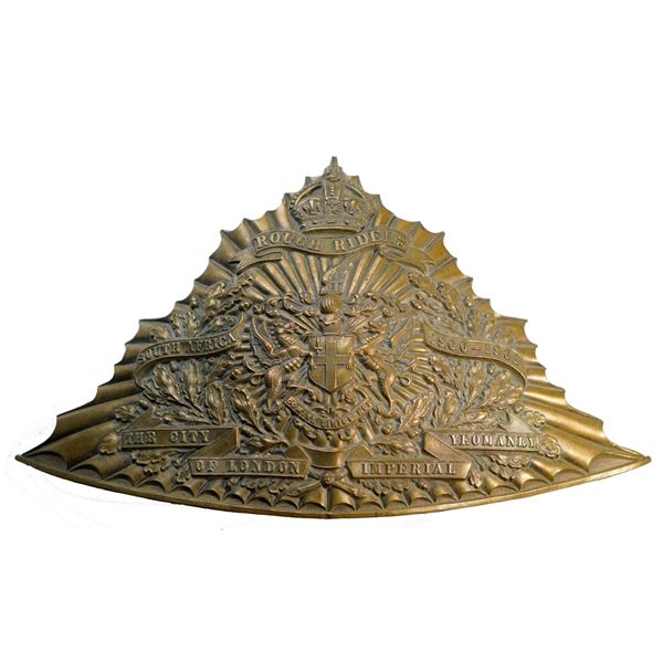 Militaria Insignia Pre WW1;  British Victorian Chapka, officer, City of London Imperial Yeomanry (Ro