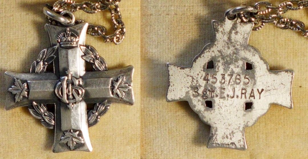 Militaria Insignia; Memorial Cross GRI to ''453765 Sgt. E. RAY ...