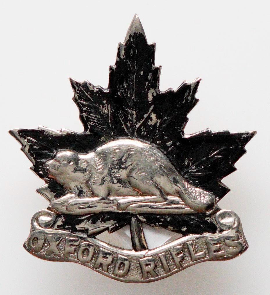 Militaria Insignia 1920-50; The Oxford Rifles 1925 Officer's Cap Badge