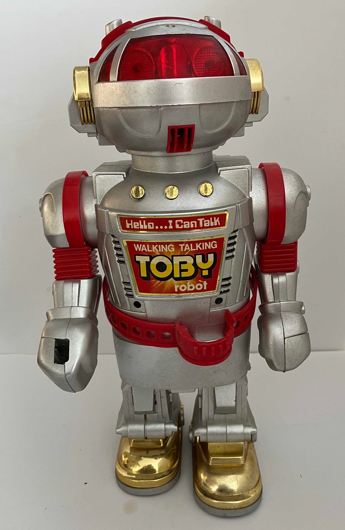 Vintage 1986 Walking Talking Toby Robot Tomy New Bright 15