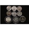 Image 2 : 9 KENNEDY HALF DOLLARS: 1970-1976. 2 ARE PF
