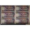 Image 1 : 6-CRISP UNC CAMBODIA 100 RIEL BILLS