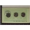 Image 2 : 1980-P/D/S SBA DOLLAR SOUVENIR SET WITH ENVELOPE