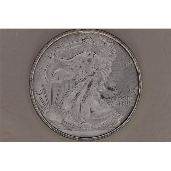 1/10TH TROY OZ. .999 FINE SILVER UNC ROUND