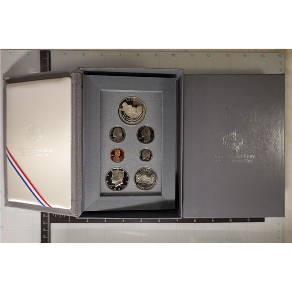 1991 US PRESTIGE PROOF SET WITH BOX AND