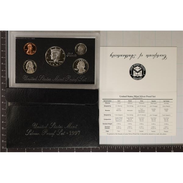 1997 US SILVER PROOF SET (WITH BOX)