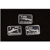 Image 1 : 3-1 GRAM .999 FINE SILVER PF RIFLE INGOTS