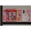 Image 1 : 2022 CRISP UNC POLYMER JAMAICA $50 COLORIZED