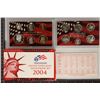 Image 1 : 2004 US SILVER PROOF SET (WITH BOX) WITH CERT.