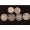 Image 1 : 6-CANADA SILVER COINS: .3364 OZ. ASW  1890 & 1902