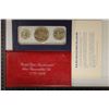 Image 2 : 1976 SILVER US BICENTENNIAL 3 COIN UNC SET