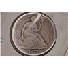 Image 1 : 1877 SILVER SEATED LIBERTY HALF DOLLAR