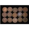 Image 1 : 15 INDIAN HEAD CENTS: 1900-08 SOME FINES
