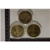 Image 1 : 3-$2 METAL ALADDIN CASINO GAMING TOKENS: PART