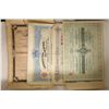 Image 1 : 4-VINTAGE FOREIGN STOCK CERTIFICATES SEE PIC