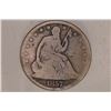 Image 1 : 1857-O SILVER SEATED LIBERTY HALF DOLLAR