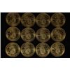 Image 2 : 12-PRESIDENT BILL CLINTON BU 1" METAL ROUNDS