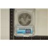 Image 2 : 2017 AMERICAN SILVER EAGLE ICG MS70 1 OZ. SILVER