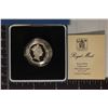 Image 2 : 1985 UNITED KINGDOM STERLING SILVER PF 1 POUND