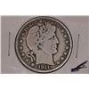 Image 1 : 1911 SILVER BARBER HALF DOLLAR VERY GOOD