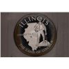 Image 1 : .51 OZ. PF STERLING SILVER ILLINOIS STATE ROUND
