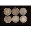 Image 1 : 1912, 14, 26, 28, 36 & 1937 NEDERLANDS SILVER 10