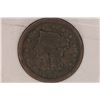 Image 1 : 1851 US LARGE CENT CHOP MARKS IN THE OBVERSE
