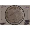 Image 1 : 1980 CUBA 1 PESO UNC COIN SOVIET CUBAN SPACE
