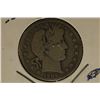 Image 1 : 1906-S SILVER BARBER HALF DOLLAR VERY GOOD
