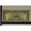 Image 2 : 1929 $5 BANK OF ABINGDON, VA NATIONAL CURRENCY