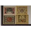 Image 1 : 4-CRISP UNC GERMAN NOTGELDS: 10, 20, 25 & 50