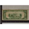 Image 2 : 1929 BANK OF PHILADELPHIA US $20 NATIONAL CURRENCY