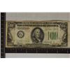 Image 1 : 1934 US $100 FRN GREEN SEAL BILL CIRCULATED