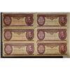 6-MAGYAR NEMZETI 100 FORINT BILLS: 1-1984,