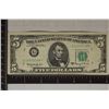 1963-A US $5 STAR FRN GREEN SEAL BILL  XF