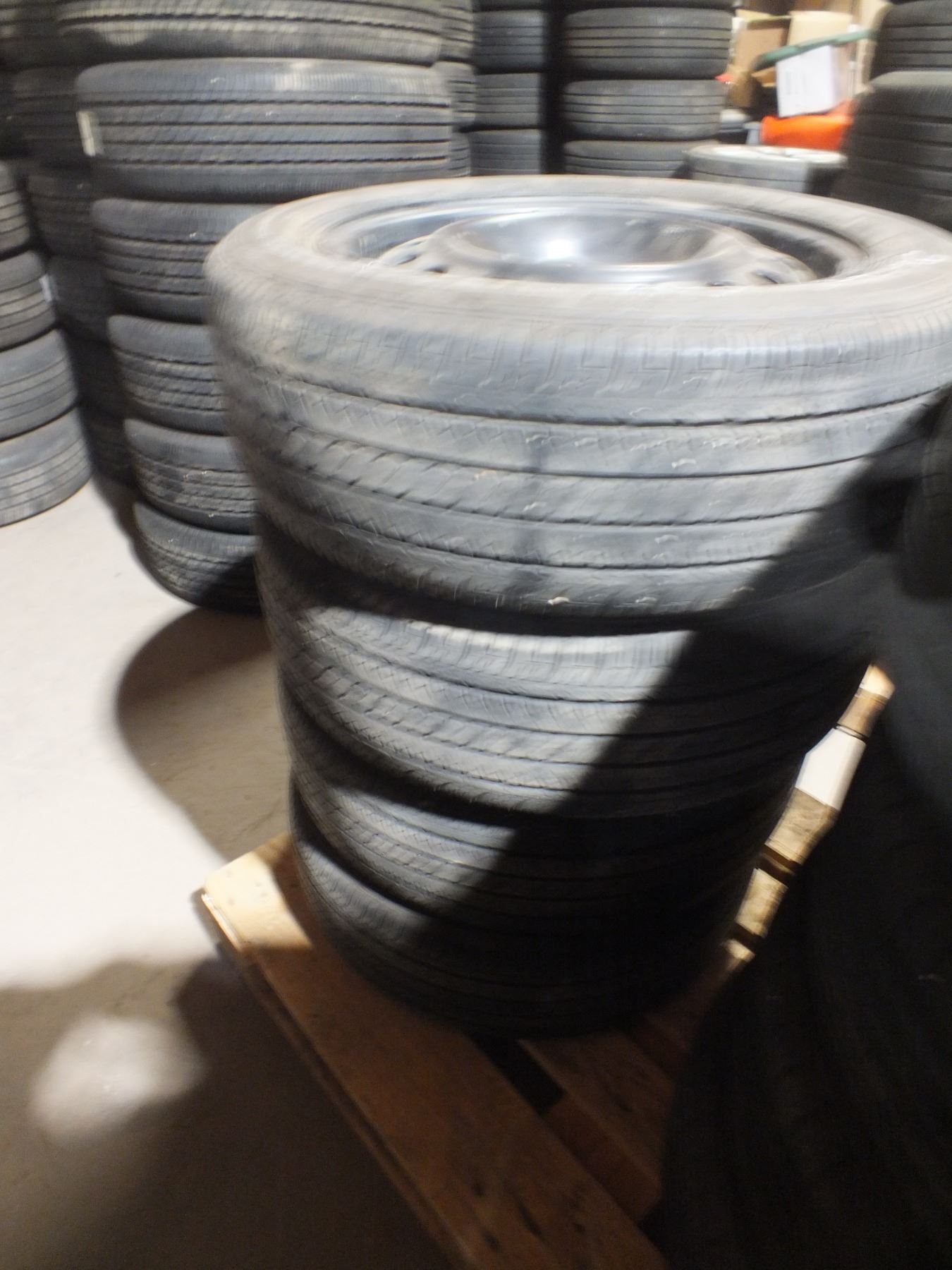 Set Of 4 Tires On Rims