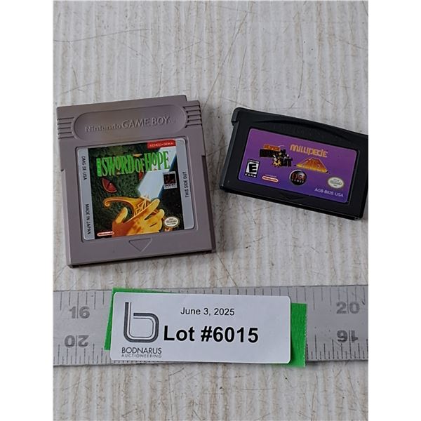 Gameboy Advance and Gameboy Games