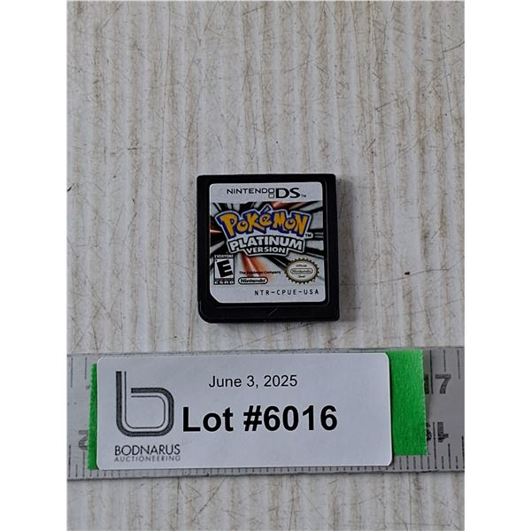 Pokemon Platinum Nintendo DS - Cannot Authenticate