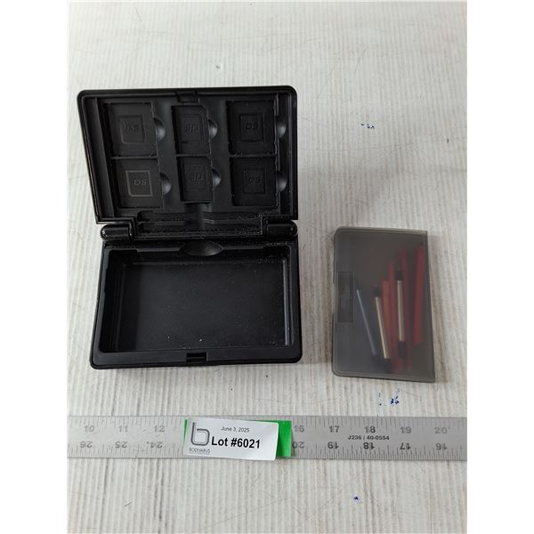 DS Case and Container with Stylus's