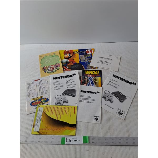 N64 Document Lot