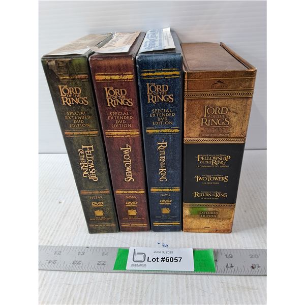 Lord of the Rings Boxed DVDs