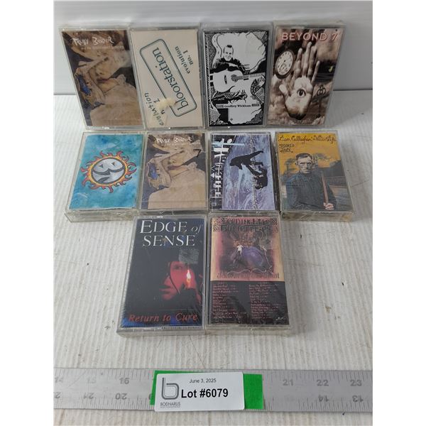 (10) Assorted New Cassette Tapes