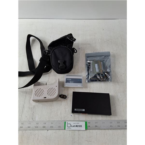 Assorted Computer Parts and Chargers