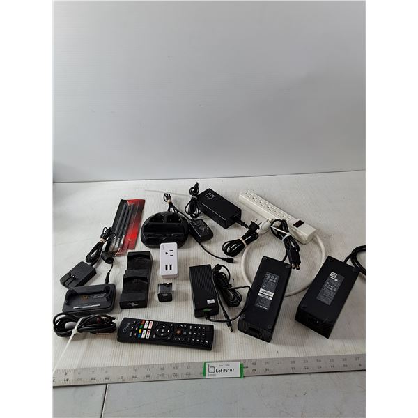 Assorted Chargers and Cords