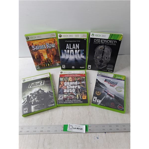 Assorted Xbox 360 Games