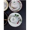 Image 4 : (6) Tea Cup & Saucer Sets: Royal Stafford, Adderley, Royal Griffon, Misc