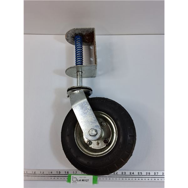 Gate Wheel & Mount Bracket - Holds Air - 18" x 9" x 4"