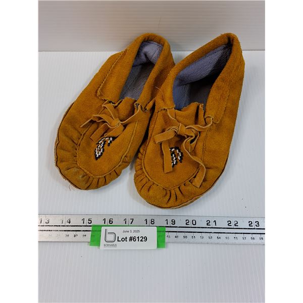 Women's Leather Moccasins - Size 7