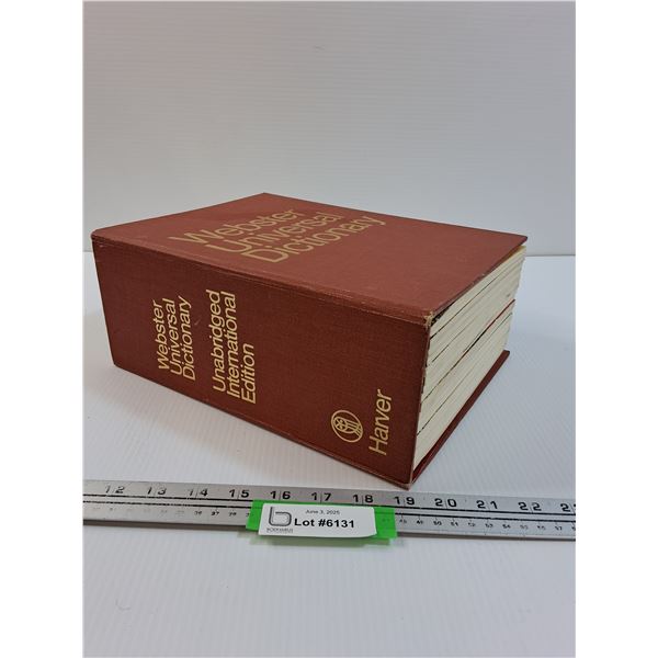 Webster Universal Dictionary - Copyright 1968 - Hardcover Book