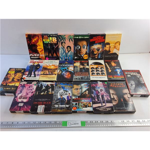 Various VHS Movies - Rush Hour, The Hitman and Men in Black